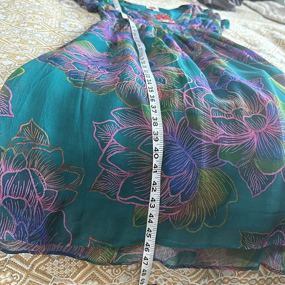 Farm Rio × Anthropologie Puff-Sleeve Corset Dress - Like New (worn once) - M - Picture 9 of 9